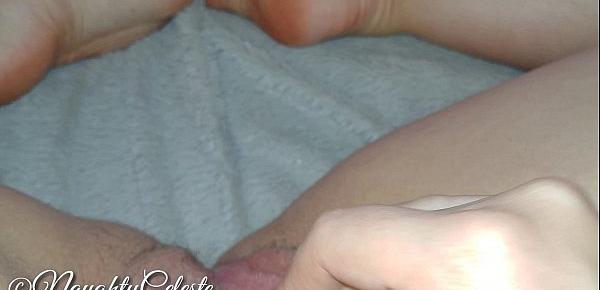  4K wet pussy with masturbation and intense orgasm